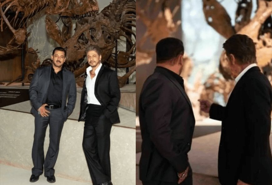 Bollywood actors Shah Rukh Khan and Salman Khan, once bitter rivals, have put their grievances behind them and were spotted hanging out together in Dubai.
