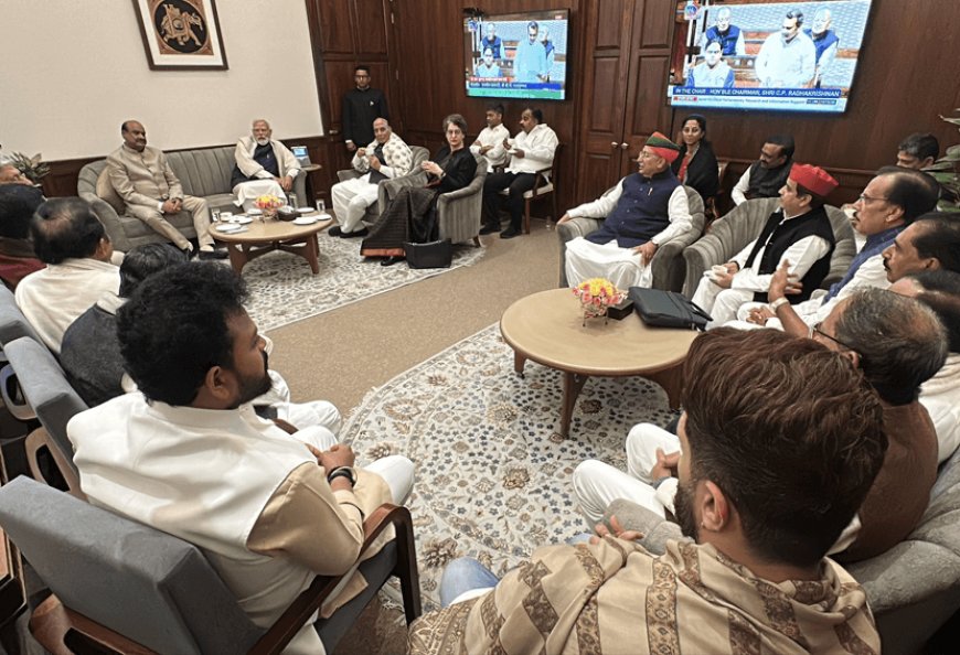 Priyanka Gandhi's laughter and the MPs' laughter during the Chai Pe Charcha with PM Modi made the Chai Pe Charcha a cordial affair.