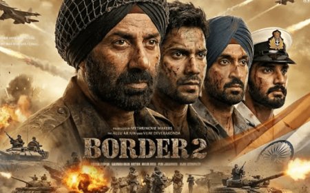 Border 2 collected ₹54.5 crore (approximately $5.9 billion) on its fourth day, marking a growth of 8.26 percent. Its total four-day collection now stands at ₹180 crore (approximately $1.8 billion).