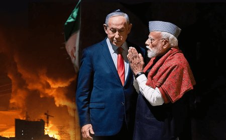 Amid the Iran-Israel conflict, Prime Minister Modi called Israeli Prime Minister Netanyahu, saying India stands with him. Netanyahu responded by saying he received a call from a friend in India.