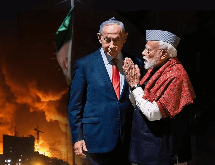 Amid the Iran-Israel conflict, Prime Minister Modi called Israeli Prime Minister Netanyahu, saying India stands with him. Netanyahu responded by saying he received a call from a friend in India.