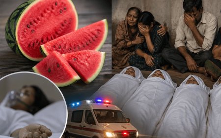 Shocking news: Four members of the same family died after eating watermelon, raising questions about this summer fruit.