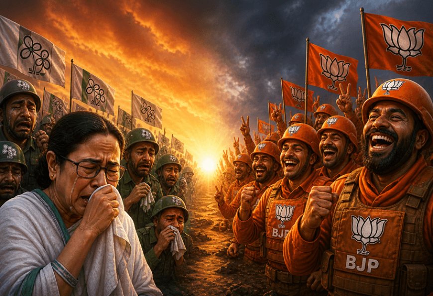 “From anger over women's safety to polarization of Hindu votes – public anger erupts in Bengal, BJP creates history by breaking the 15-year-old fort!”