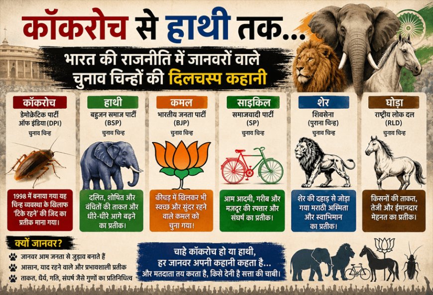From cockroaches to elephants… the fascinating story of animal election symbols in Indian politics