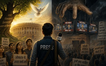 Headline - Media has to understand the movement of youth on Jantar! Let go of arrogance and flattery, now the media is needed The Message of Self-Realization: The media needs to introspect now.
