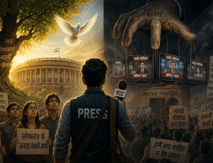 Headline - Media has to understand the movement of youth on Jantar! Let go of arrogance and flattery, now the media is needed The Message of Self-Realization: The media needs to introspect now.