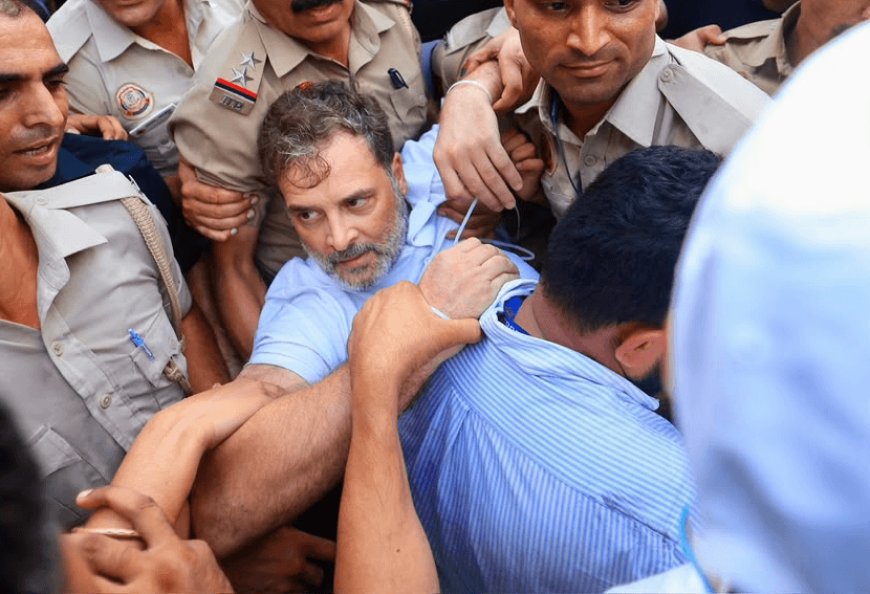 Rahul Gandhi attacks Modi govt over NEET paper leak, says' 152 papers leaked, students lathicharged' Is this the new India? "