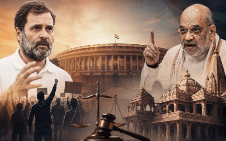 Uproar in Parliament: Opposition hits out at govt over Ram temple row, action against students
