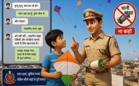 GEN Z STYLE – Delhi Police sends a strong message using 'Kuchu Puchu': Fly kites, but stay away from Chinese manjha!