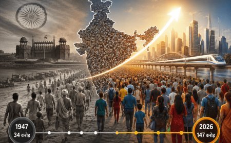 The 80-year journey: India's population to more than quadruple from 34 crore at the time of independence to 147 crore in 2026
