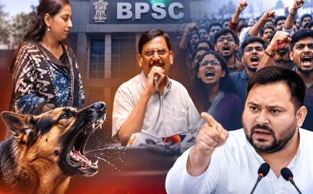 BPSC official's' dog barked thousand 'remark on agitating students sparks outrage
