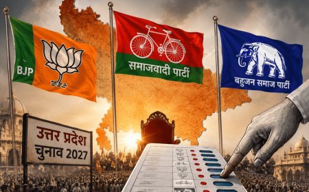 UP elections in 2027: The political battle is heating up between the BJP and the SP-BSP alliance.