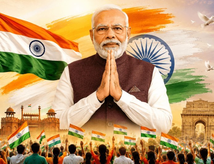 PM Modi's message to the countrymen: 'Har Ghar Tiranga, Har Dil Tiranga', the great resolve of patriotism on 80th Independence Day