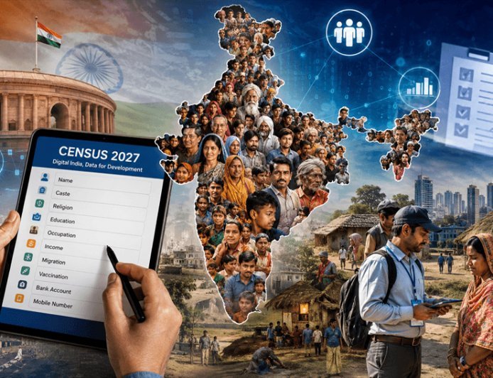 For the first time in Census 2027, caste will be counted, full socio-economic data of the country will be collected with 40 questions! Questions ranging from Covid vaccination to bank accounts and mobiles