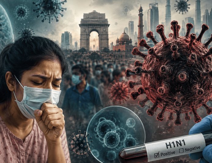 Viral nfection is increasing in Delhi-NCR. H1N1 increases the risk of infection every third test.