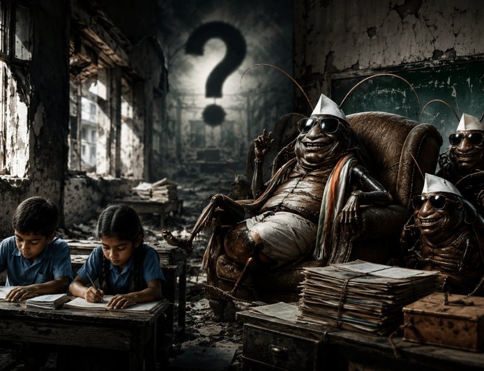 Why are government schools in a state of disrepair even after 80 years? Abhijit Dipke seeks answers to 6 questions from education ministers