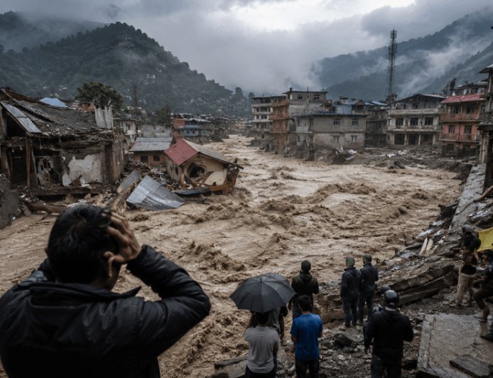 The Nature of Nature in Nepal: Floods have destroyed thousands of homes. 590 foreign nationals from 39 countries missing
