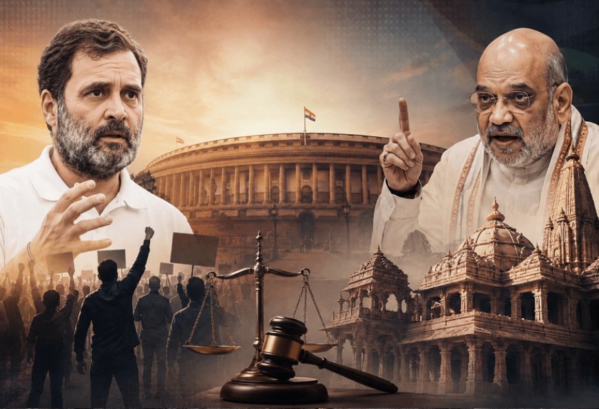 Uproar in Parliament: Opposition hits out at govt over Ram temple row, action against students
