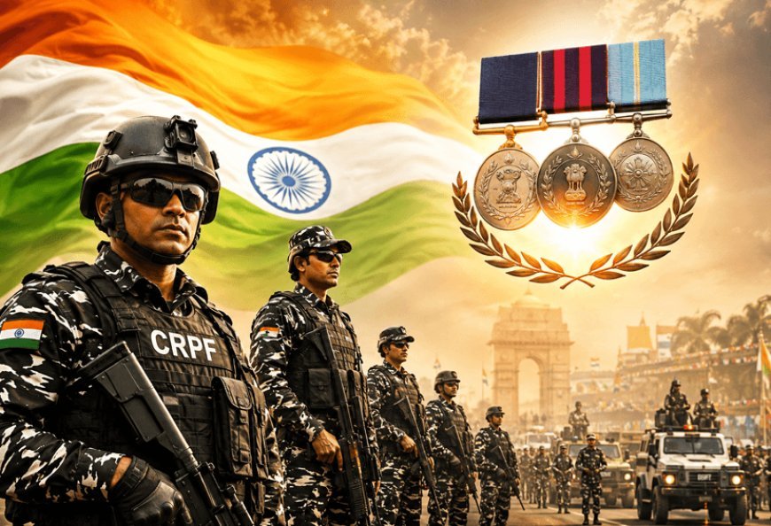 Salute to the bravery of CRPF! Highest number of gallantry medals awarded on India's 80th Independence Day