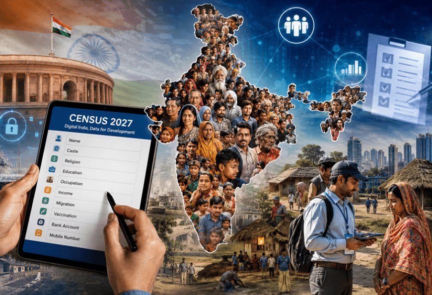 For the first time in Census 2027, caste will be counted, full socio-economic data of the country will be collected with 40 questions! Questions ranging from Covid vaccination to bank accounts and mobiles