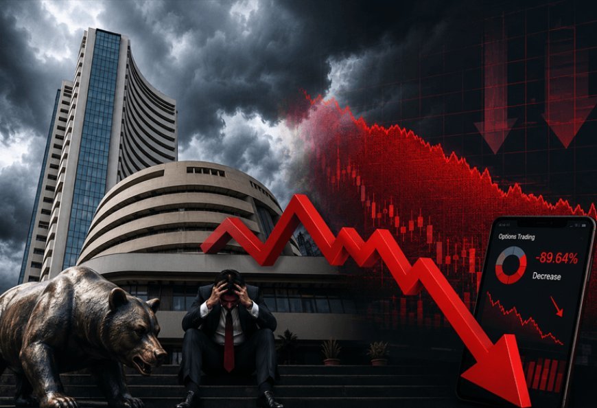 Crisis in the stock market of BSE! Market cap dips by Rs 30,000 crore in 3 months, fall in options trading worries investors