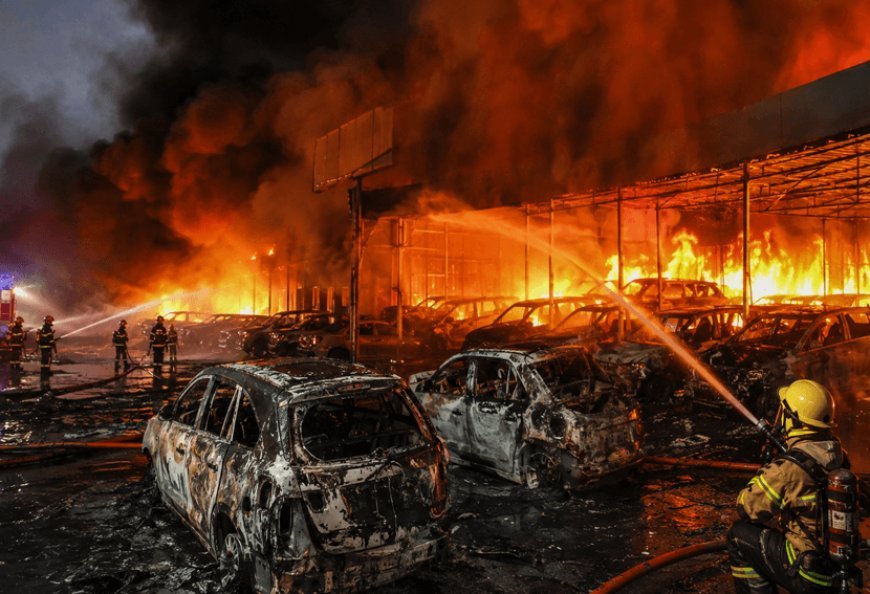 Fire breaks out at car showroom near Kolkata airport, 30 vehicles gutted It was found after three hours of effort.