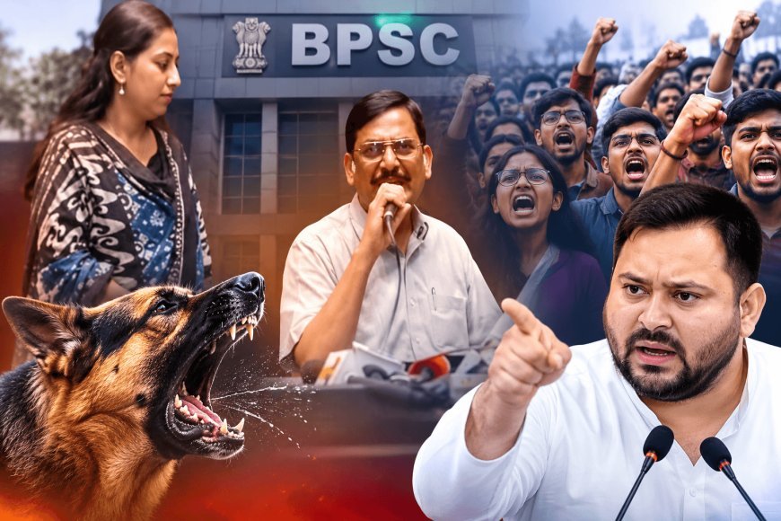 BPSC official's' dog barked thousand 'remark on agitating students sparks outrage