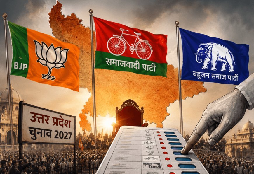 UP elections in 2027: The political battle is heating up between the BJP and the SP-BSP alliance.