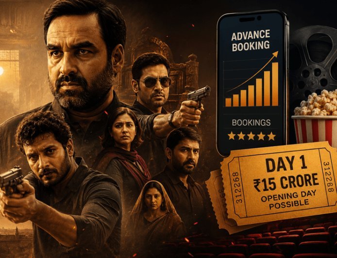 'Mirzapur: The Movie 'is on a roll at the box office. Advance booking increases expectations, the film can earn up to ₹15 crore on the first day