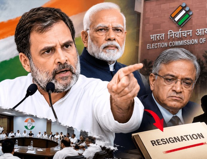 Gyanesh Kumar has to go, PM Modi himself will resign: Rahul Gandhi after CWC meet "