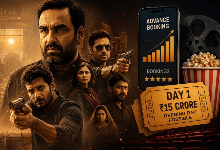 'Mirzapur: The Movie 'is on a roll at the box office. Advance booking increases expectations, the film can earn up to ₹15 crore on the first day