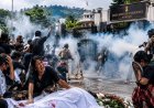 Manipur is at it again! Tear gas shells fired at CM's residence as protesters lay body at gate
