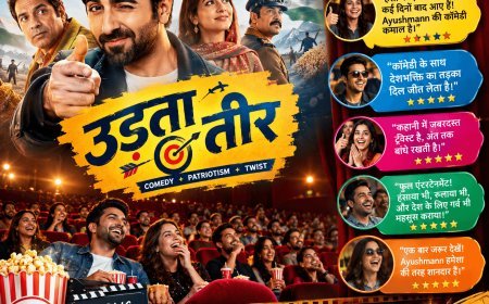 'Udta Teer 'evokes laughter in theatres! Ayushmann Khurrana's comedy, patriotic tadka and terrific twist leave the audience spellbound