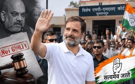Rahul Gandhi acquitted in defamation case after 8 years. Congress says' Satyamev Jayate'