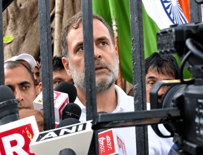 War over SIR controversy intensifies: Congress leaders Rahul Gandhi and Priyanka Gandhi Vadra arrive at Rajghat to meet CEC Gyanesh Kumar