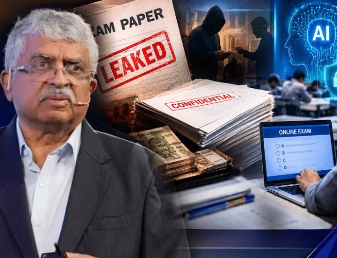 Nilekani's big bet on paper leaks: 'When paper is made, it is ready to be sold', will AI and digital exam system stop rigging?