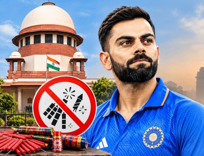 The Supreme Court is not in favour of a complete ban on firecrackers in Delhi, why not take the help of popular sportspersons like Virat Kohli and other celebrities?